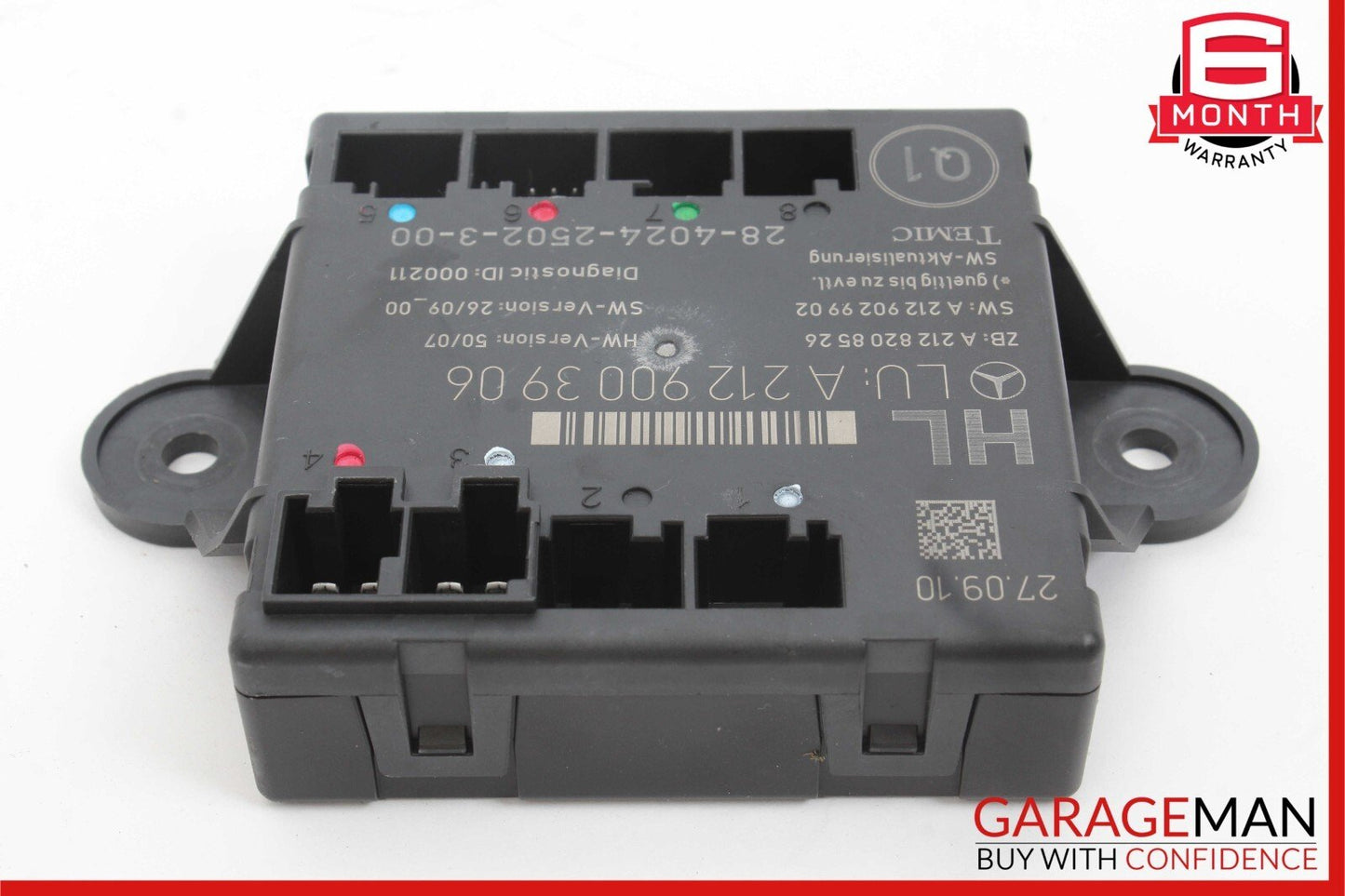 08-14 Mercedes W204 C300 C250 Rear Left Side Door Control Module Unit