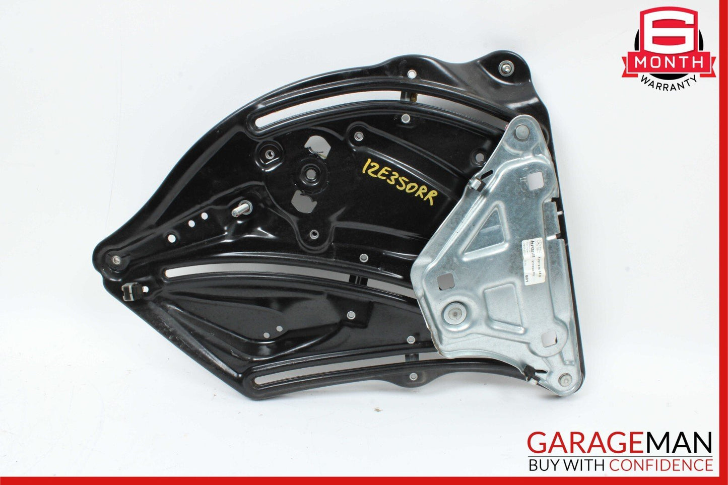 10-16 Mercedes W207 E350 Rear Right Door Window Regulator Frame w/o Motor OEM