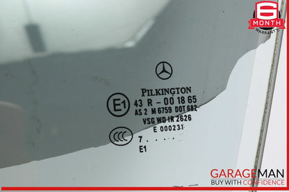 07-14 Mercedes W216 CL550 CL63 AMG Front Left Driver Side Door Window Glass OEM