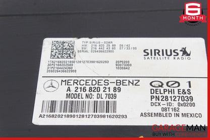 07-14 Mercedes S550 CLS550 SLK350 Sirius Satellite Radio Module Receiver