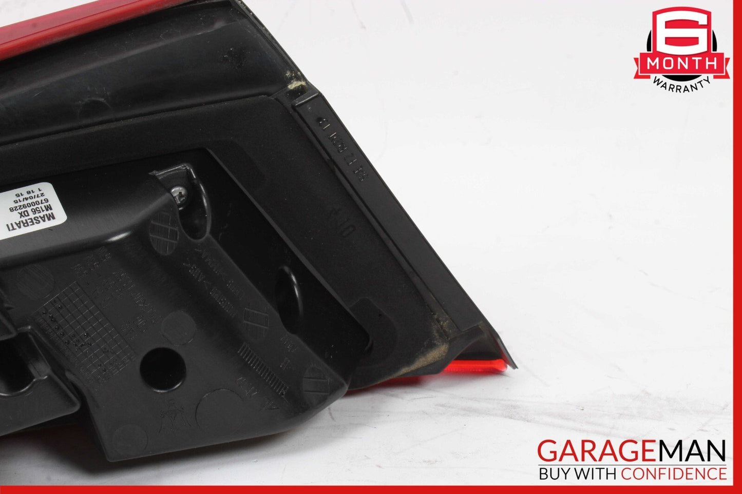 13-17 Maserati Quattroporte Rear Right Side Inner Taillight Tail Light Lamp OEM