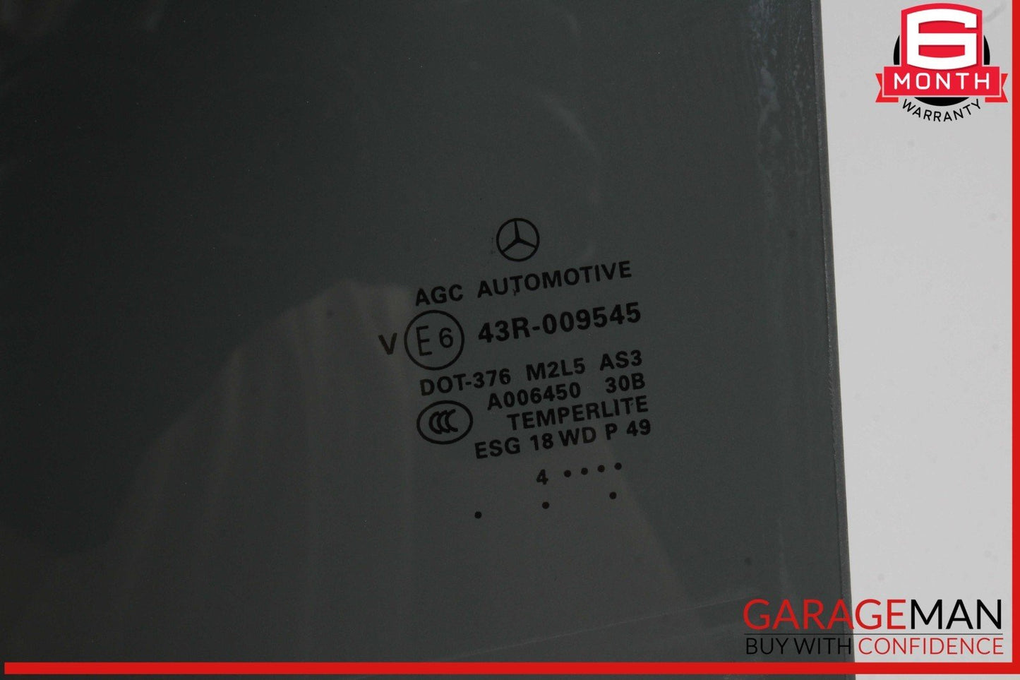 12-19 Mercedes W166 ML350 4MATIC Rear Left Driver Side Door Window Glass OEM