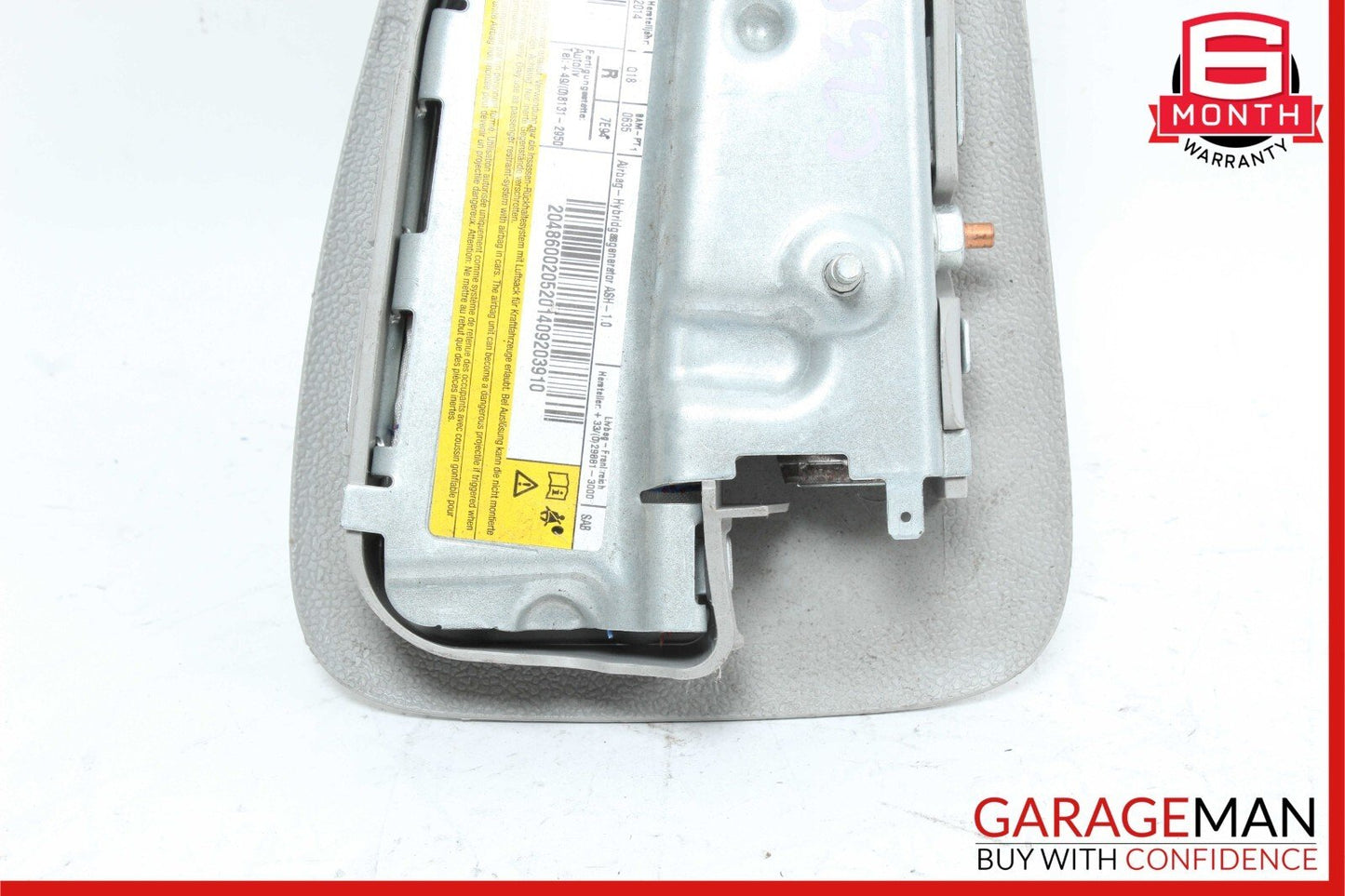 08-15 Mercedes W204 C180 GLK350 Front Right Side Seat Airbag Air Bag SRS Grey