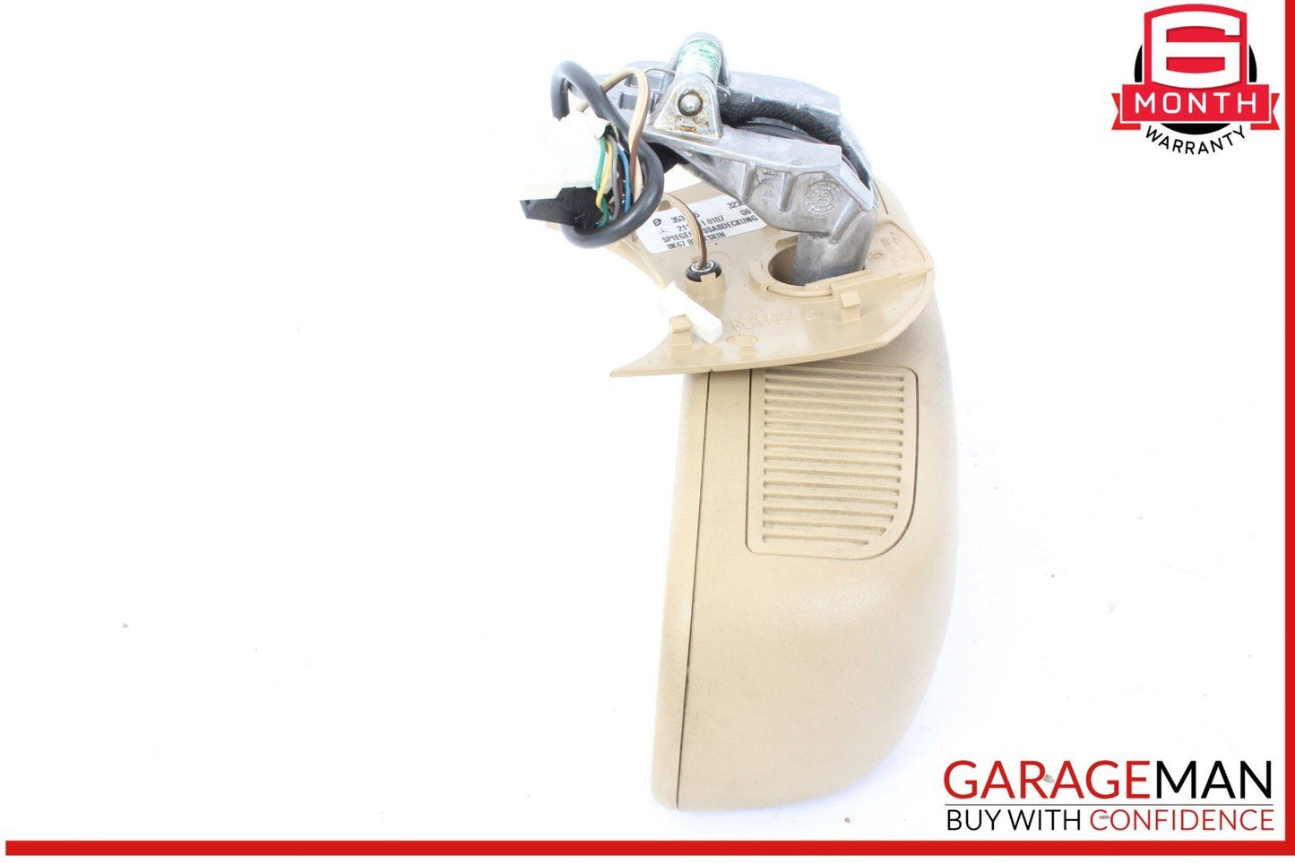 07-09 Mercedes W211 E63 AMG E350 Interior Top Upper Rear View Mirror Brown OEM