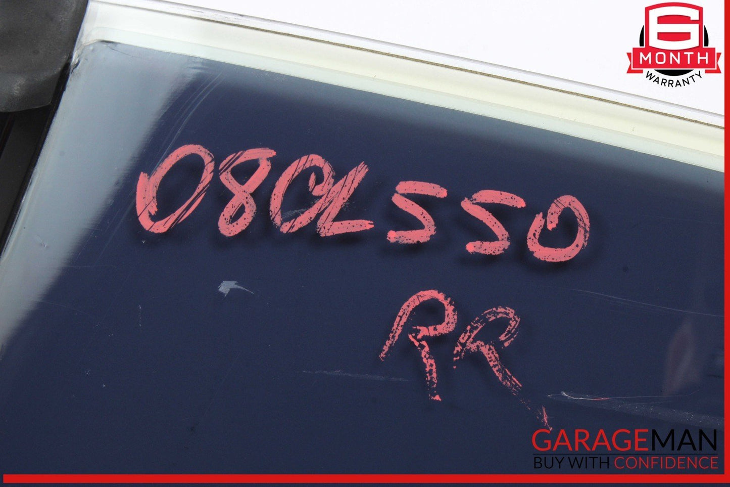 07-14 Mercedes W216 CL550 CL600 Rear Right Side Door Quarter Window Glass OEM