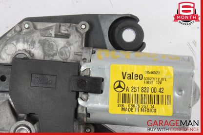 06-19 Mercedes W166 ML400 GL450 R350 Rear Glass Windshield Wiper Motor OEM