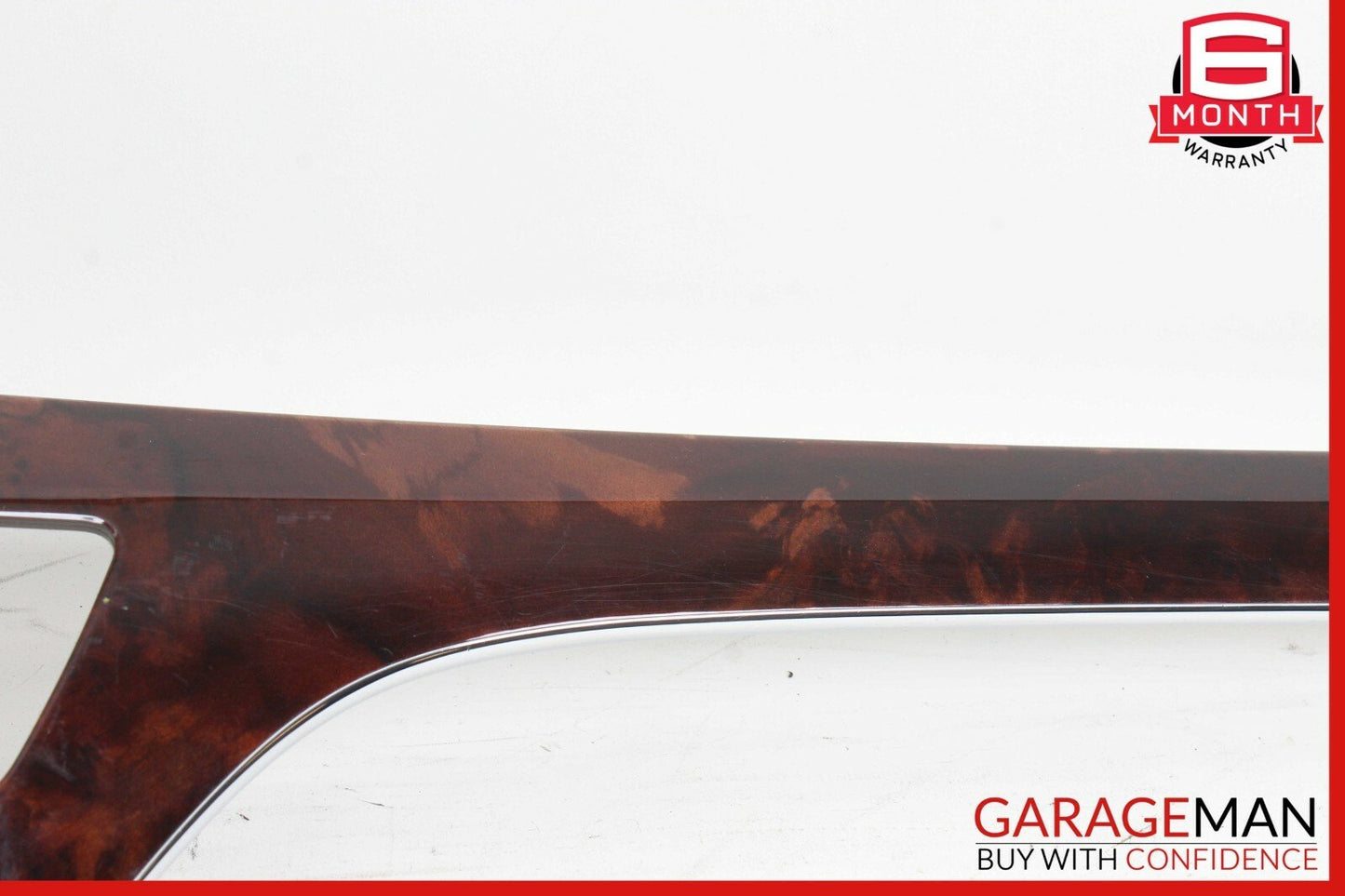 07-09 Mercedes W221 S550 Front Dashboard Trim Panel Cover Bezel Wood OEM