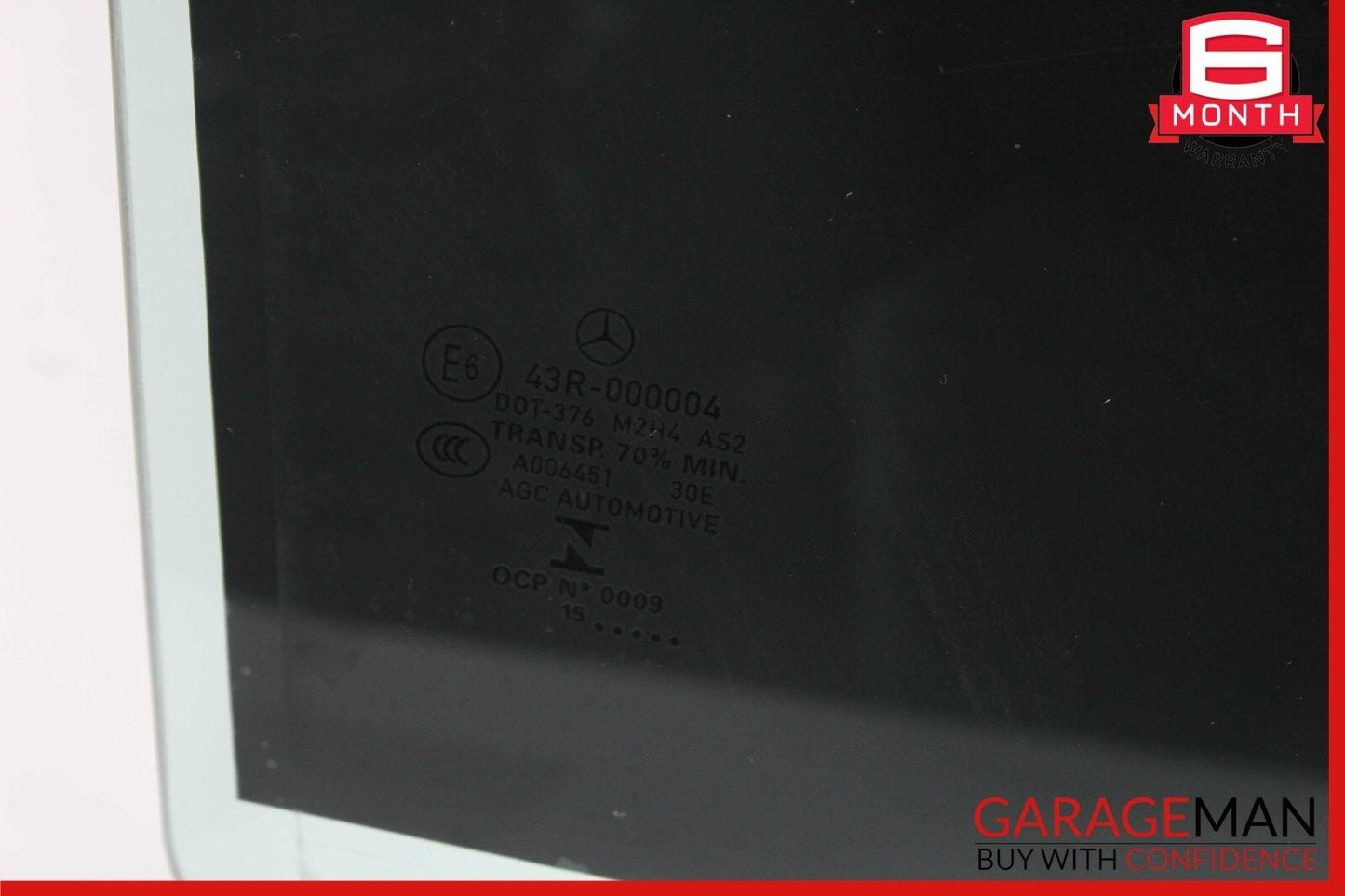 15-20 Mercedes W205 C300 350e C400 Rear Right Side Door Window Glass OEM