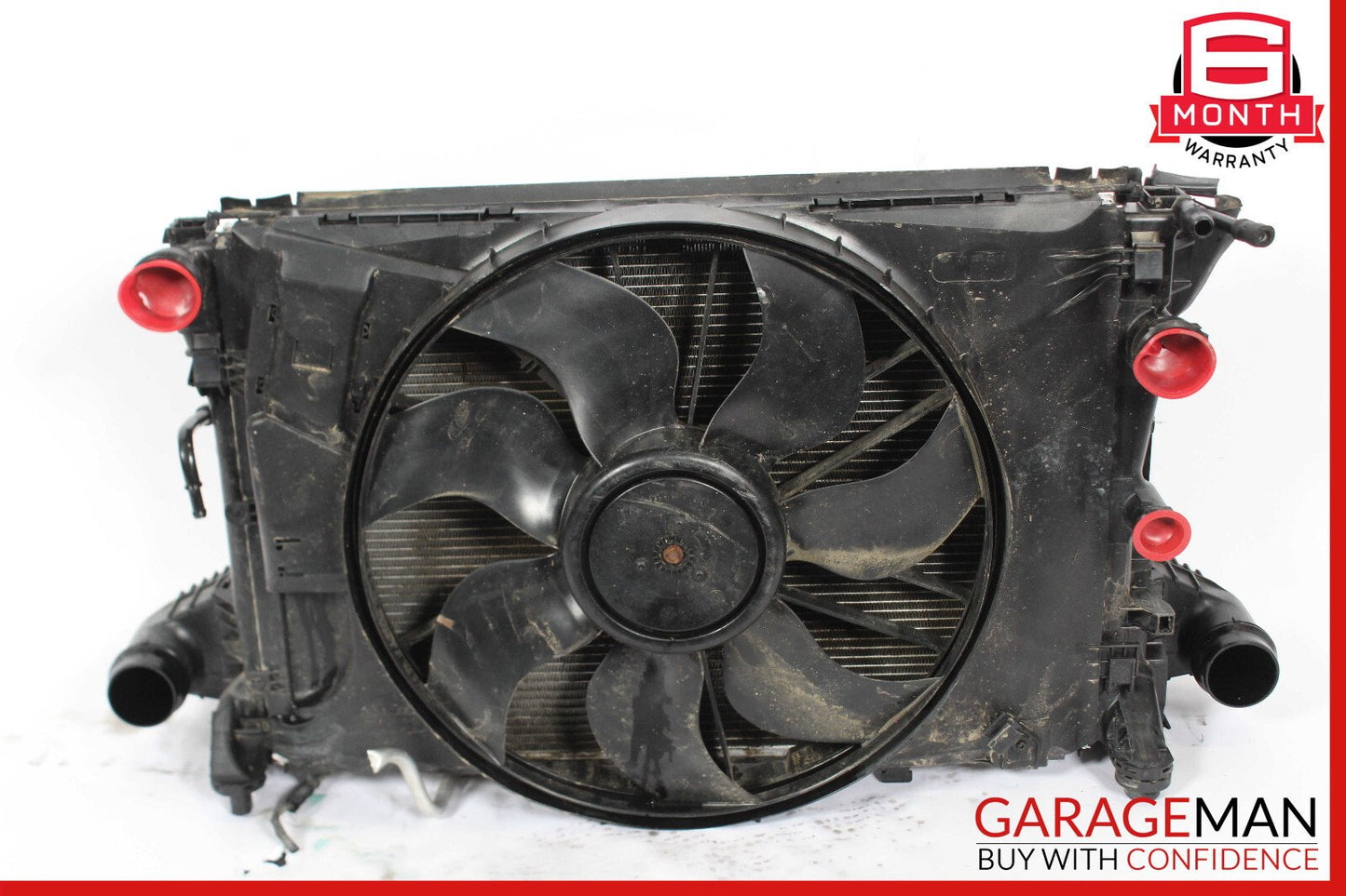 12-15 Mercedes W204 C250 Engine Motor Cooling Radiator A/C AC Condenser Assembly