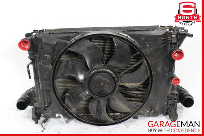 12-15 Mercedes W204 C250 Engine Motor Cooling Radiator A/C AC Condenser Assembly