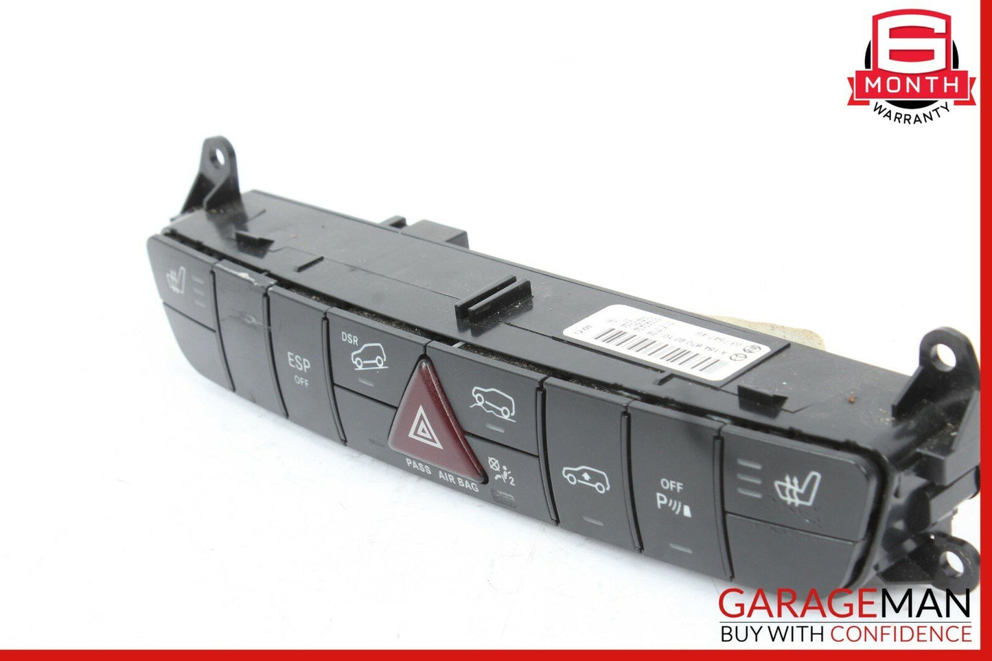 06-12 Mercedes X164 GL450 GL550 ML550 Hazard Control Switch Panel OEM