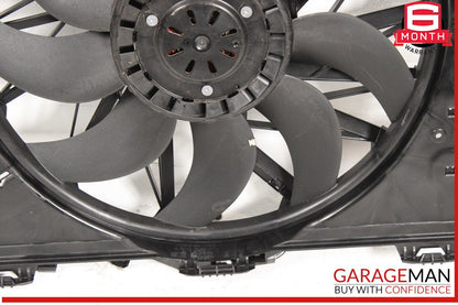 10-16 Porsche Panamera 970 Radiator Engine Electric Cooling Fan Shroud Assy OEM