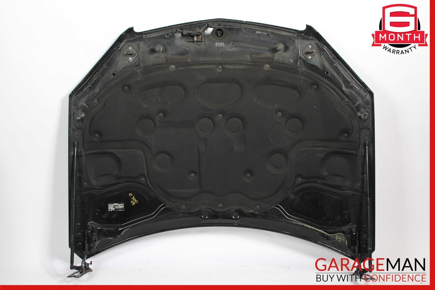 08-11 Mercedes W204 C250 C300 Front Hood Bonnet Panel Assembly Black OEM