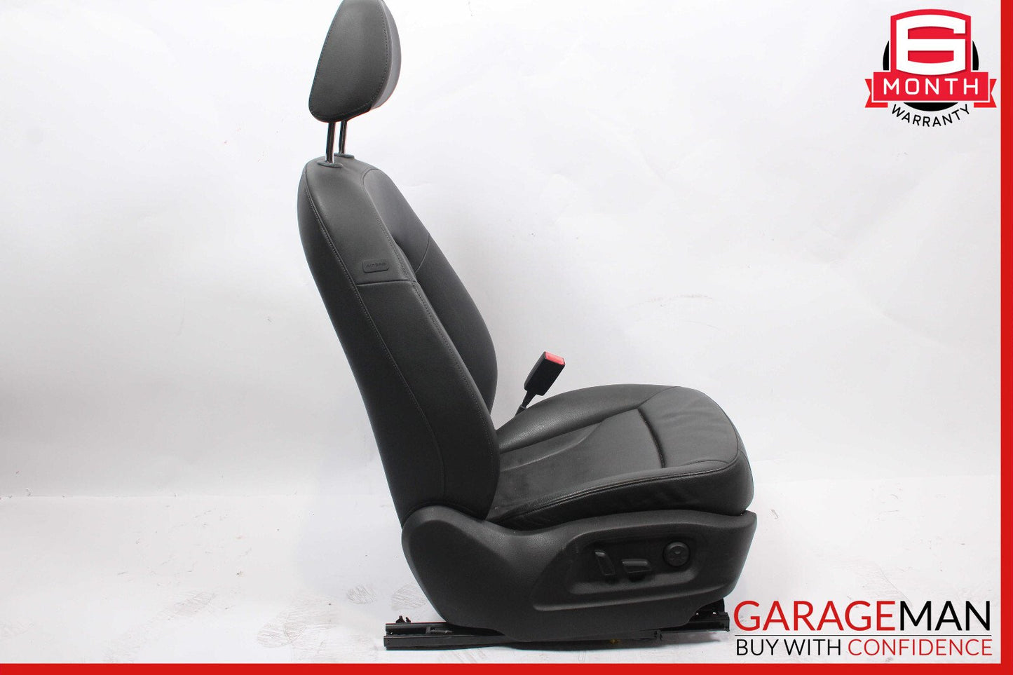 09-17 Audi Q5 Front Right Complete Seat Cushion Assembly Black OEM