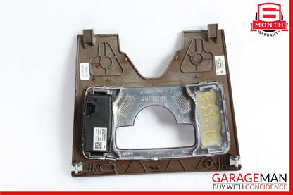 10-13 Mercedes W212 E350 E400 E550 Center Console Switch Trim Cover Bezel Wood