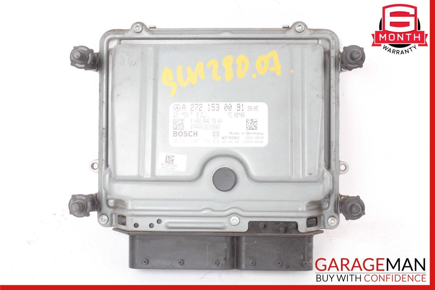 05-12 Mercedes R171 SLK280 E350 M272 ECU Engine Control Module Unit OEM