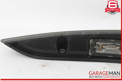 14-17 Maserati Ghibli Rear Trunk Lid Finisher Trim Light Bar w/ Camera OEM