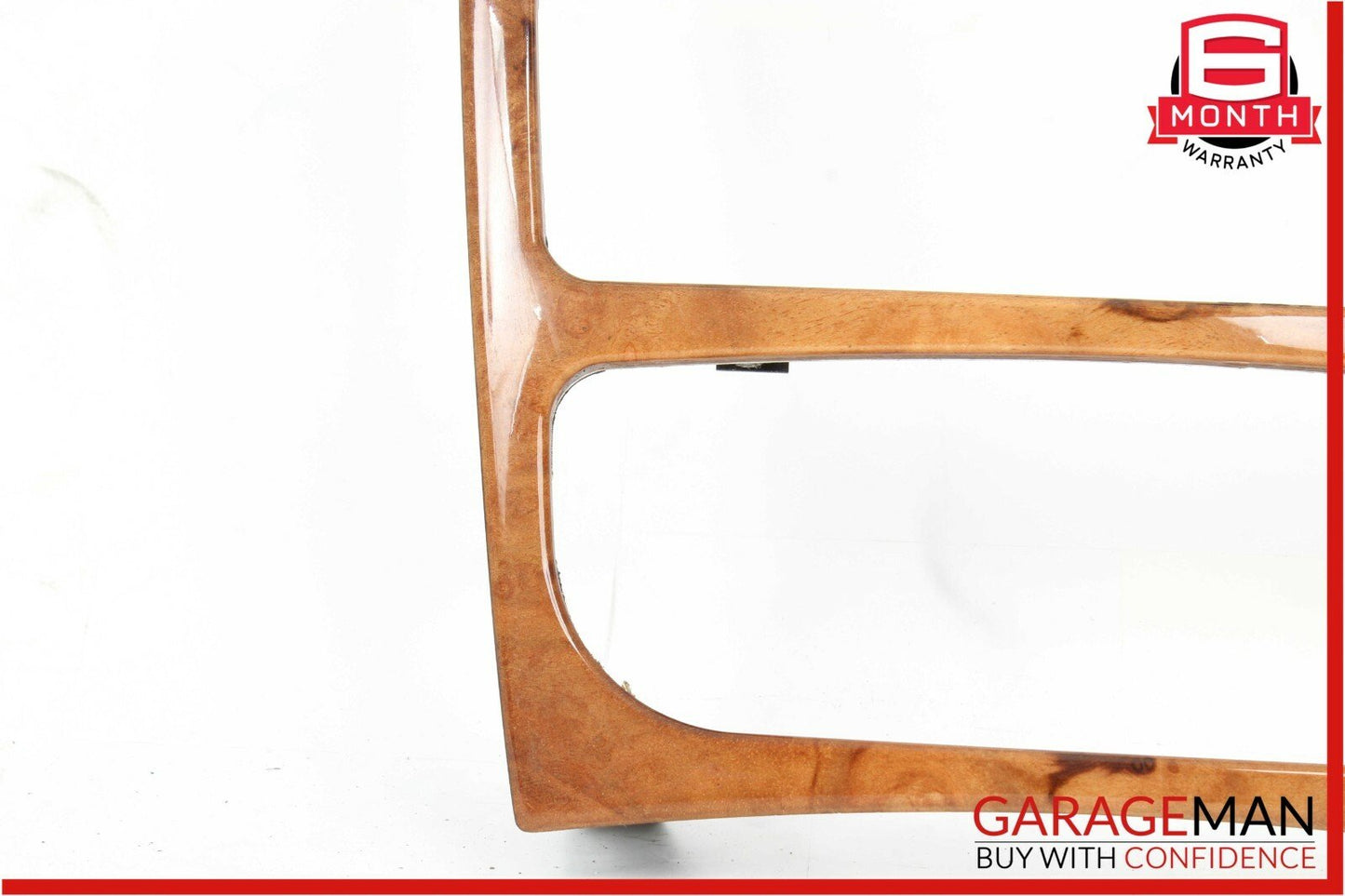 03-04 Mercedes W209 CLK500 CLK55 AMG Center Console Trim Bezel Cover Wood