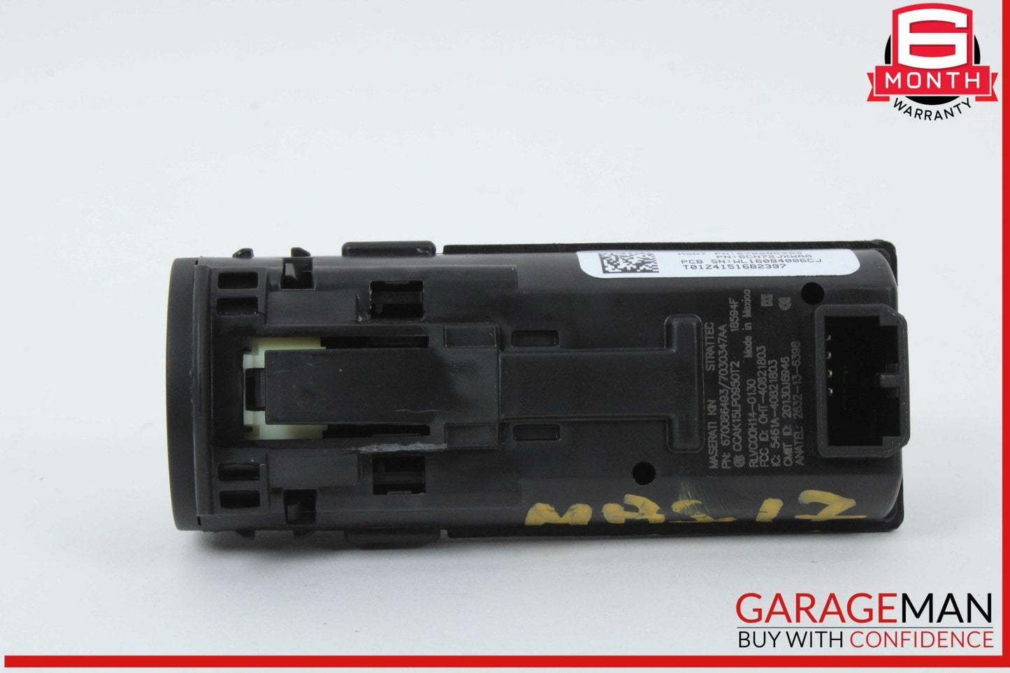17-22 Maserati Ghibli Levante Push Start Ignition Button 670086493 OEM