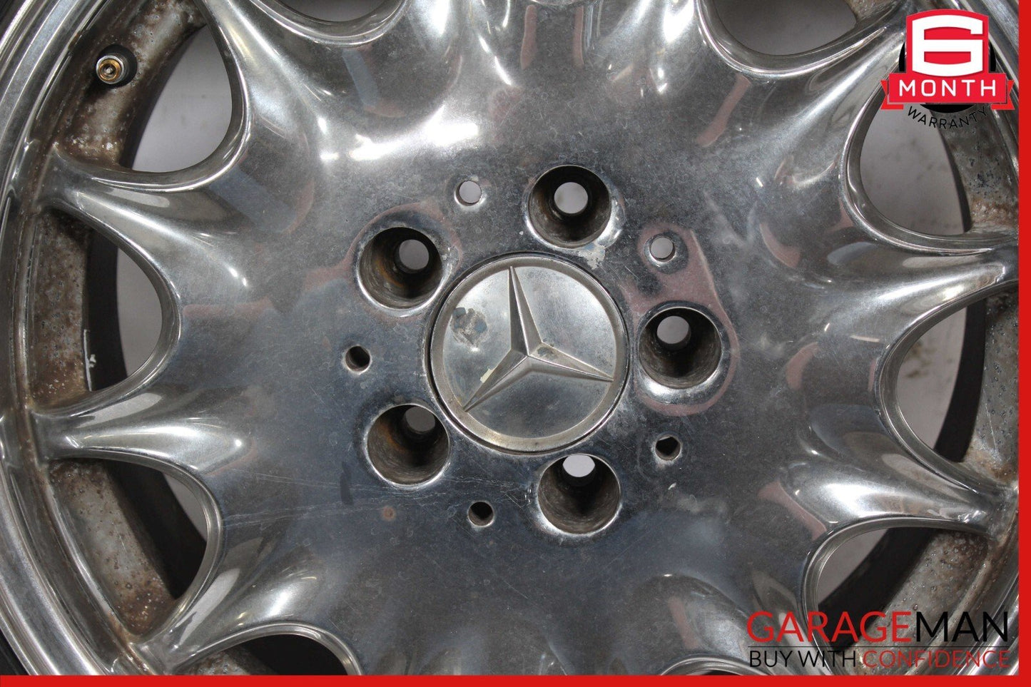 90-02 Mercedes R129 SL320 SL500 SL600 8 x 16 R16 Wheel Tire Rim Chrome OEM