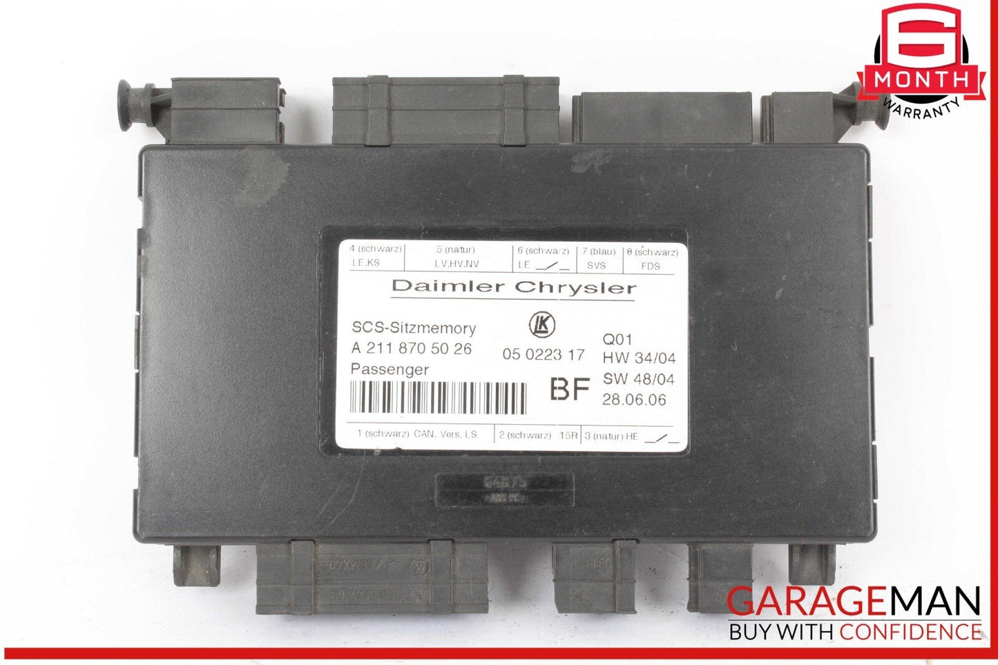 03-12 Mercedes W219 CLS63 AMG ML350 Front Right Side Seat Control Module OEM
