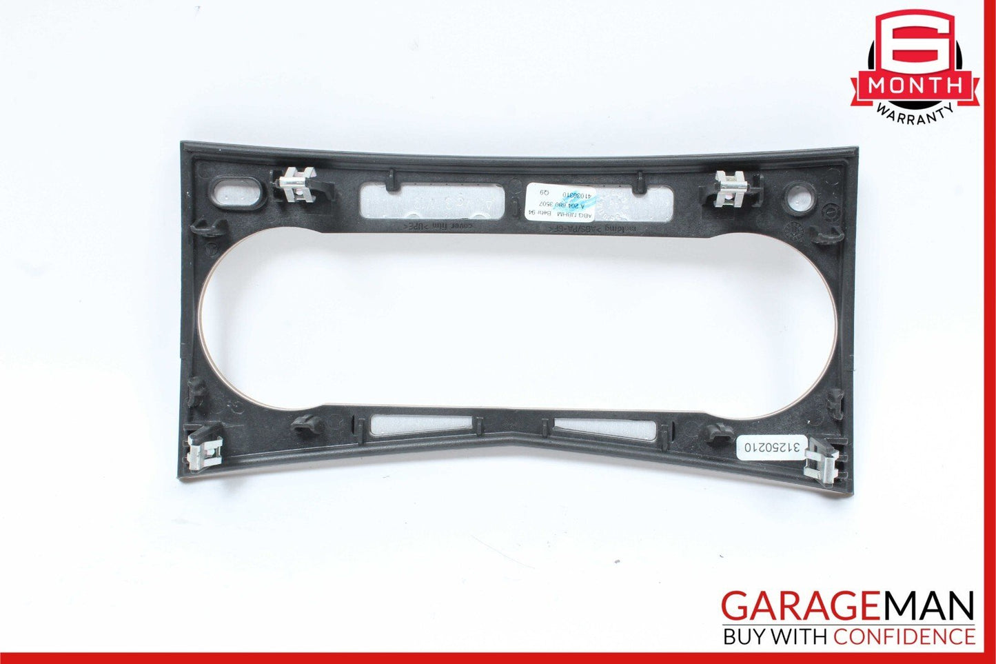 08-14 Mercedes W204 C300 AC A/C Climate Control Switch Trim Bezel Wood