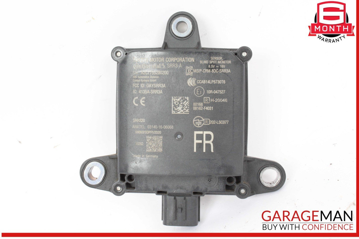 20-22 Toyota C-HR Rear Left or Rear Right Side Blind Spot Radar Sensor Module