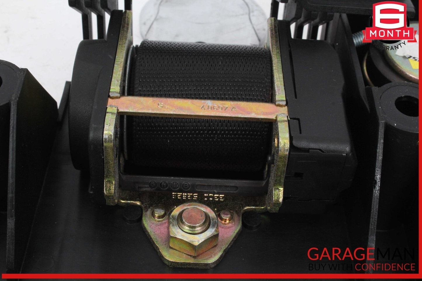 03-08 Mercedes R230 SL500 Rear Left Seat Belt Retractor Luggage w/ Speaker OEM