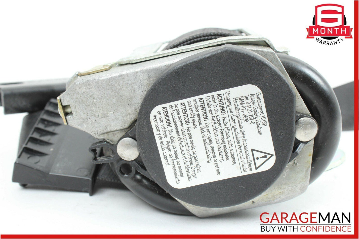 03-06 Mercedes CLS500 E350 Front Right Side Seatbelt Seat Belt Retractor Black