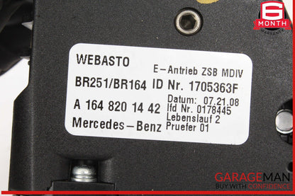 06-13 Mercedes W251 R350 4MATIC Panoramic Sunroof Sun Roof Motor 1648201442 OEM