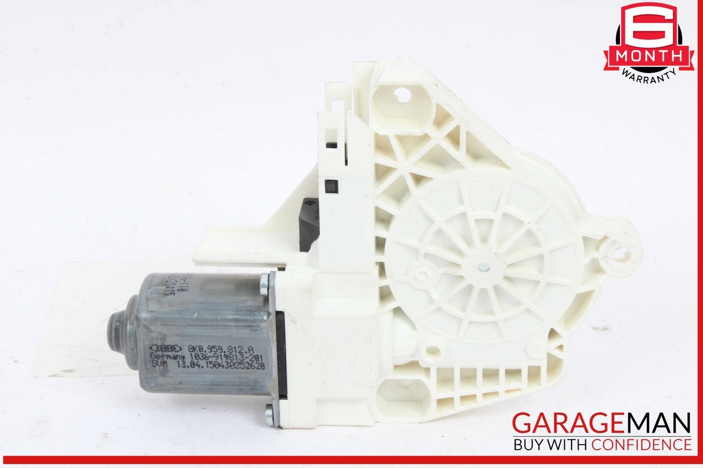 09-18 Audi Q5 SQ5 S6 Rear Right Passenger Side Window Regulator Motor OEM