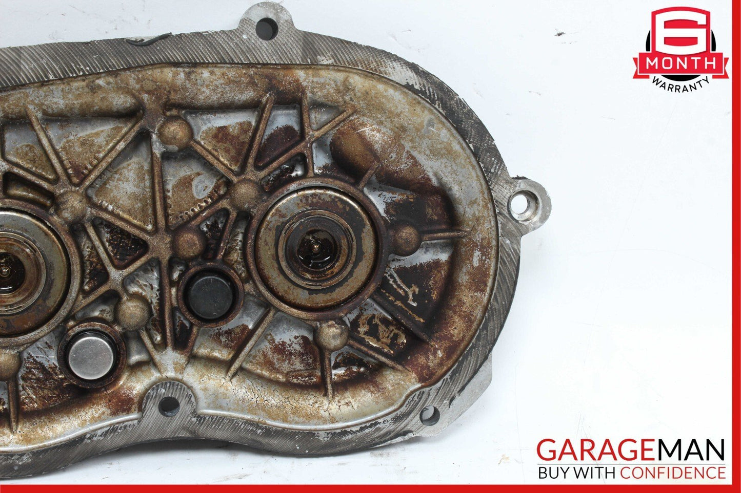 06-13 Mercedes W211 E350 S550 Front Right Engine Timing Chain Cover Plate OEM