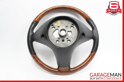 09-12 Mercedes R171 SLK300 SL550 SLK350 3 Spoke Steering Wheel Wood OEM