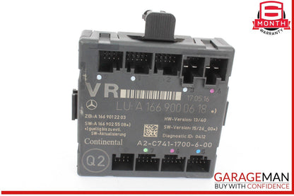 12-20 Mercedes W117 CLA250 CLA45 AMG ML350 Front Right Side Door Control Module