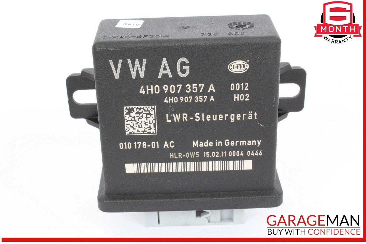 12-18 Audi A7 Head Light Headlight Lamp Range Control Module Unit 4H0907357A OEM
