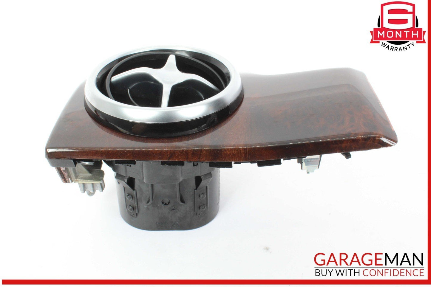 13-15 Mercedes X204 GLK350 Front Left Side Dash AC A/C Air Vent w/ Wood Trim OEM