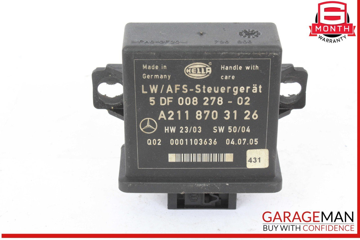 06-10 Mercedes W219 CLS63 AMG Headlight Head Light Lamp Control Module Unit OEM