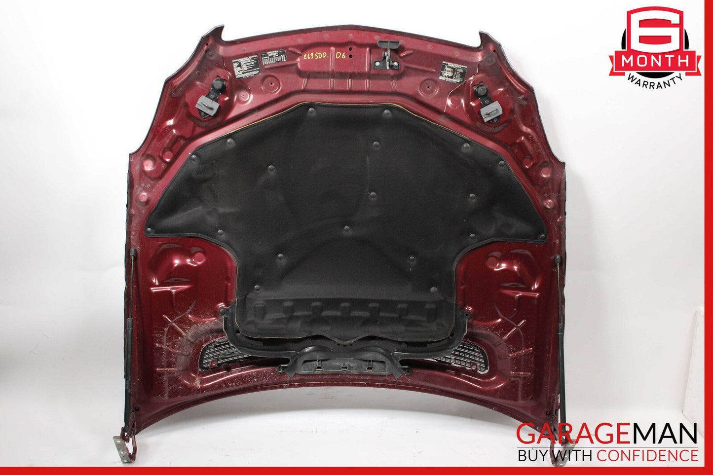 06-11 Mercedes W219 CLS500 Front Hood Bonnet Cover Panel Assembly Red OEM