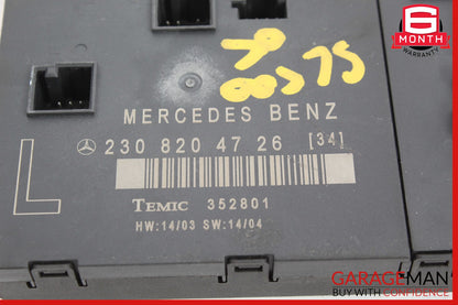 03-12 Mercedes R230 SL500 SL55 SL550 Door Control Module Left Driver Side OEM