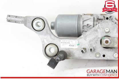 11-18 Porsche Cayenne 958 AWD Front Windshield Wiper Motor w/ Linkage Bosch OEM