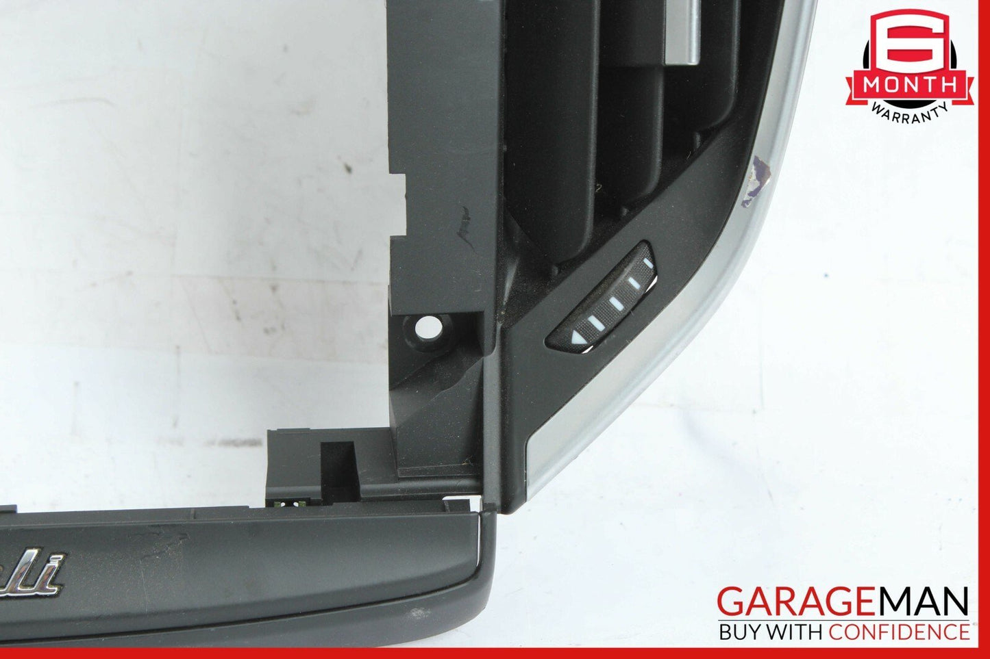 14-17 Maserati Ghibli Center Dash Display Surround A/C Air Vent Trim Assembly