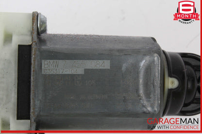 17-20 BMW 530E Rear Right Passenger Side Window Regulator Motor 7455084 OEM