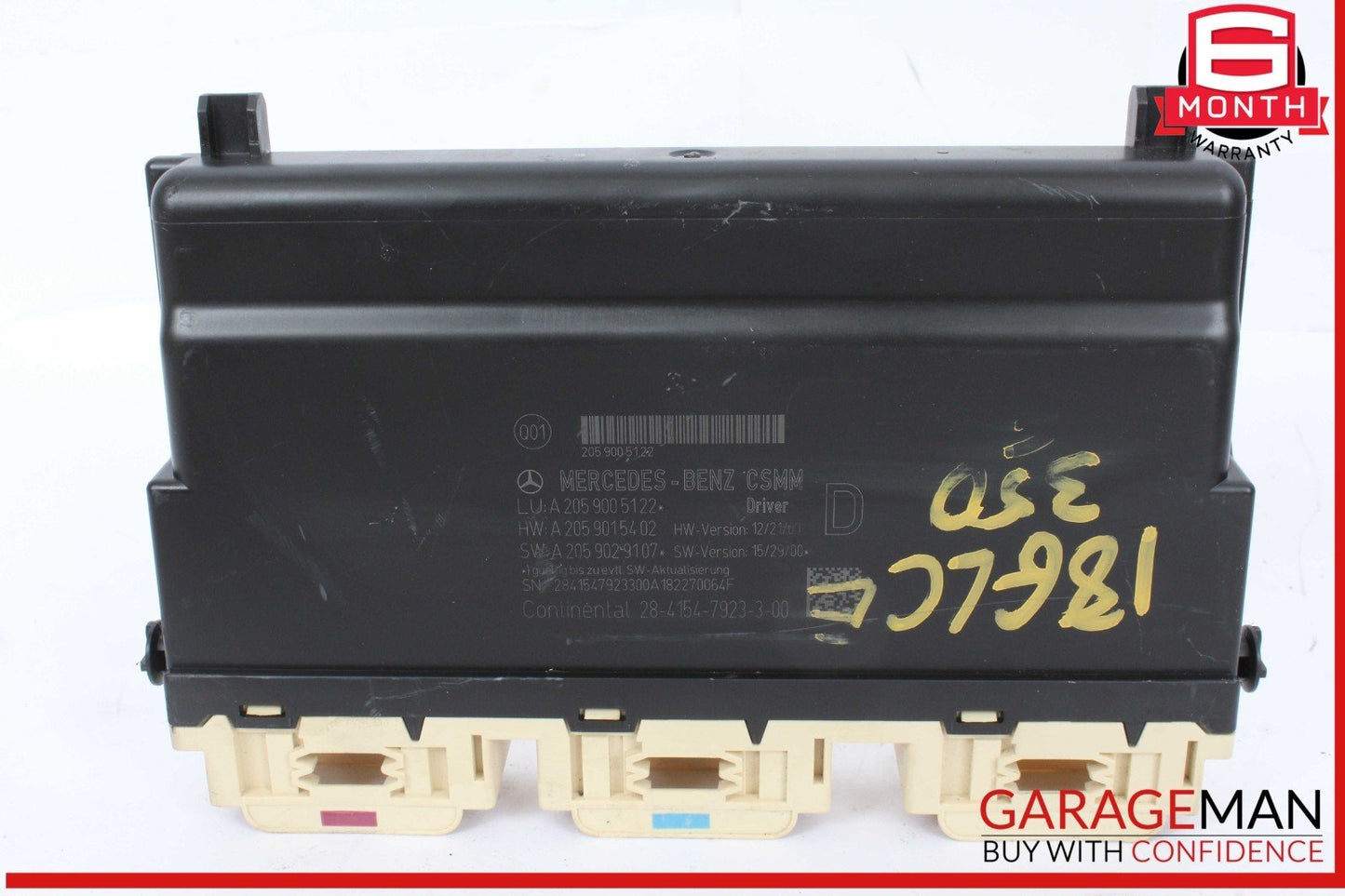 15-20 Mercedes X253 GLC350e Front Left Driver Side Seat Control Module OEM