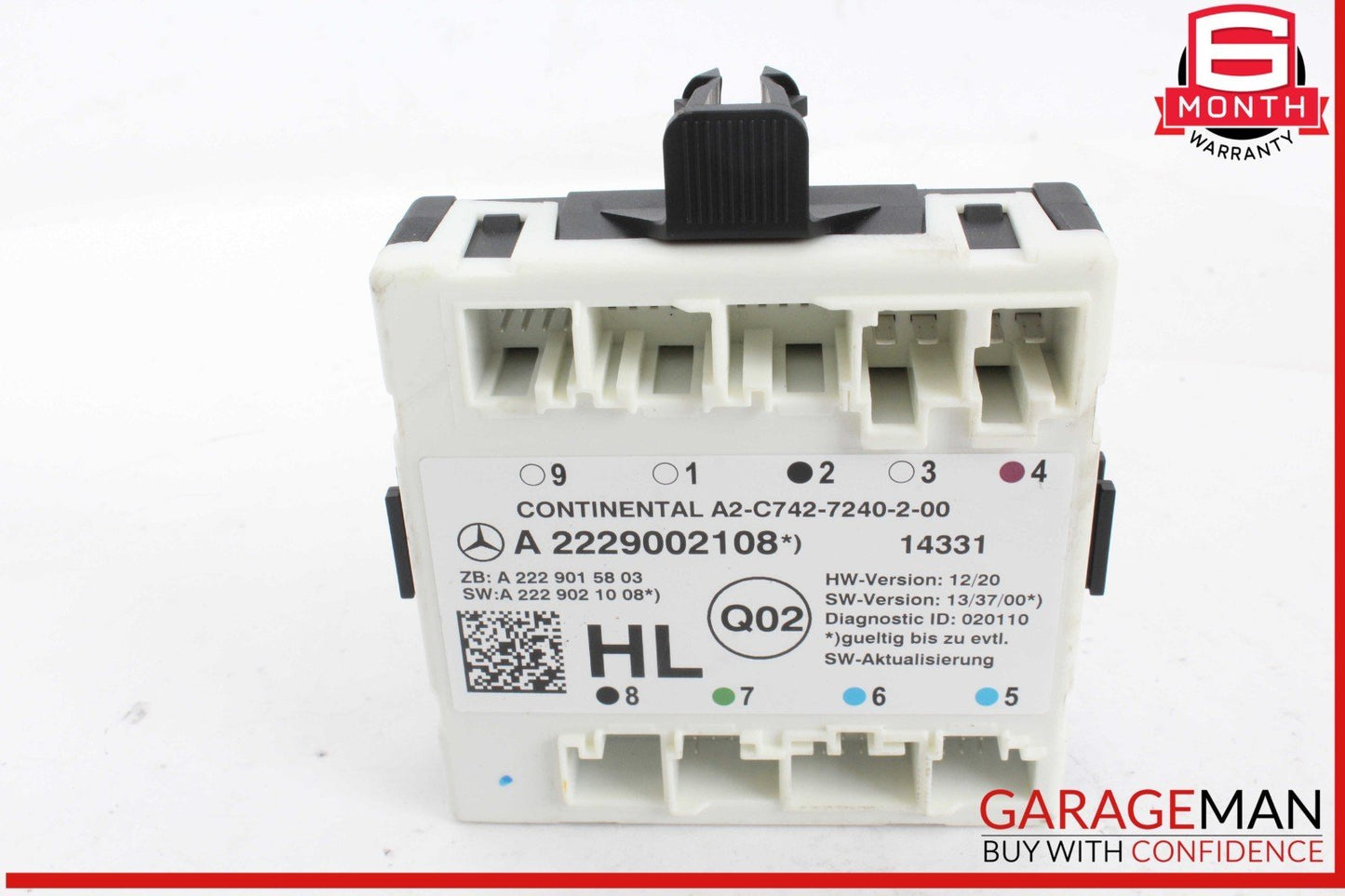 15-20 Mercedes W205 C300 C400 Rear Left Side Door Control Module Unit OEM