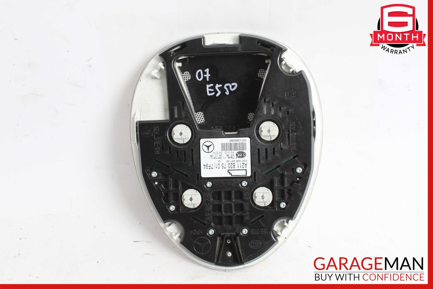 03-11 Mercedes CLS500 E500 E350 Rear Overhead Interior Top Upper Dome Light Lamp