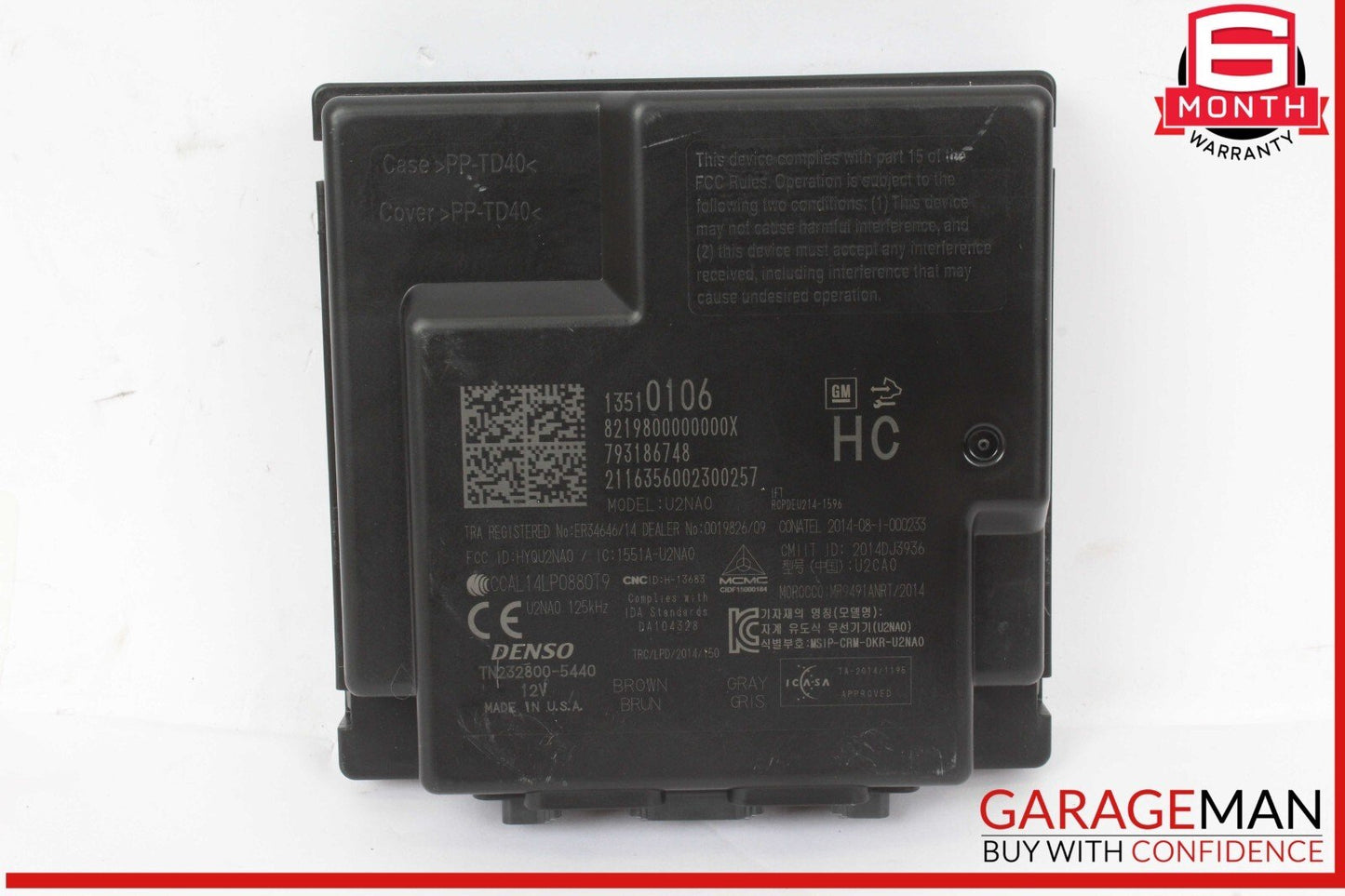 14-19 Cadillac CTS V-Sport Keyless Entry Theft Locking Control Module Unit OEM