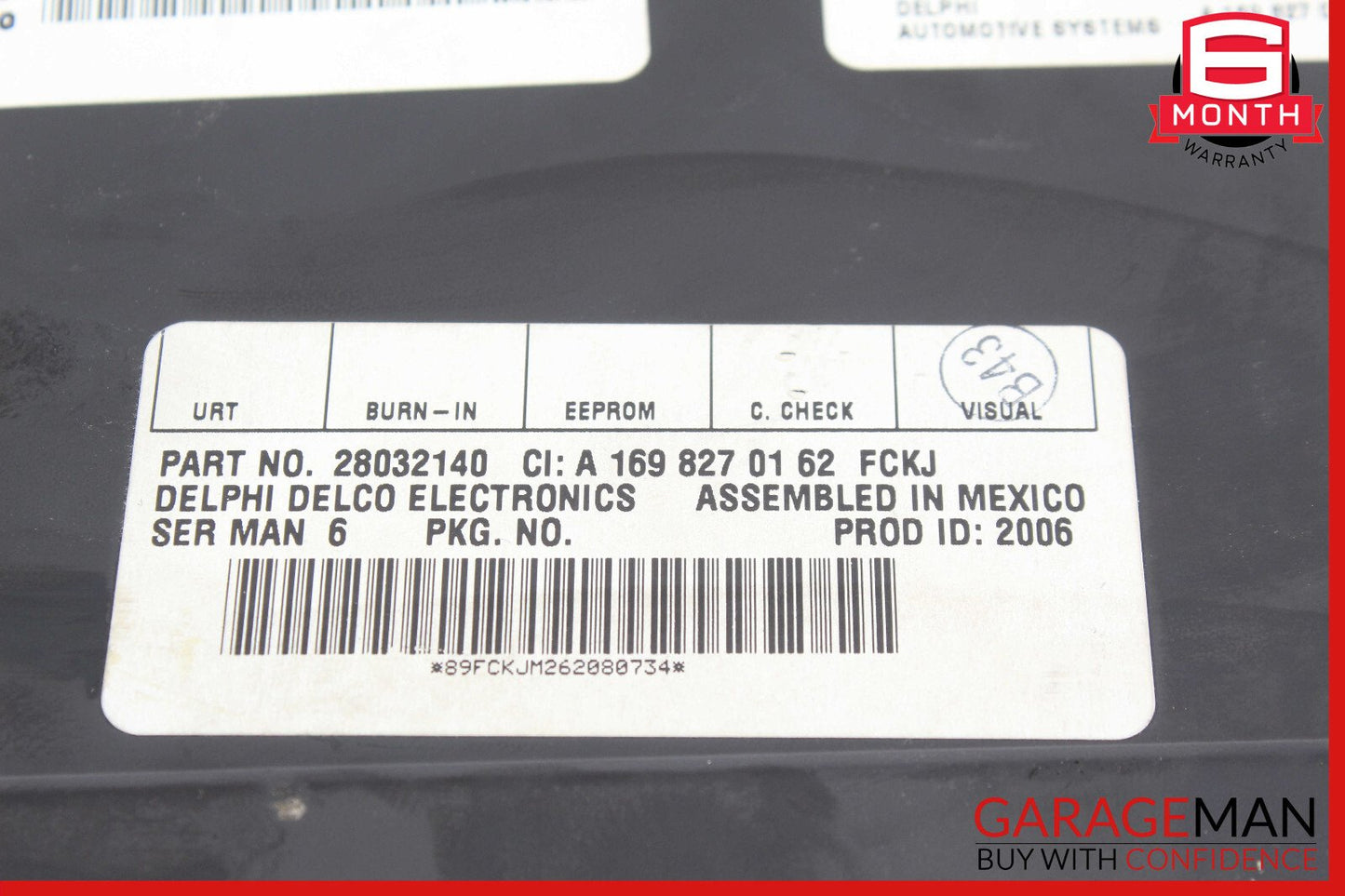 03-09 Mercedes W211 E350 GL450 Sirius Satellite Radio Receiver Module Unit