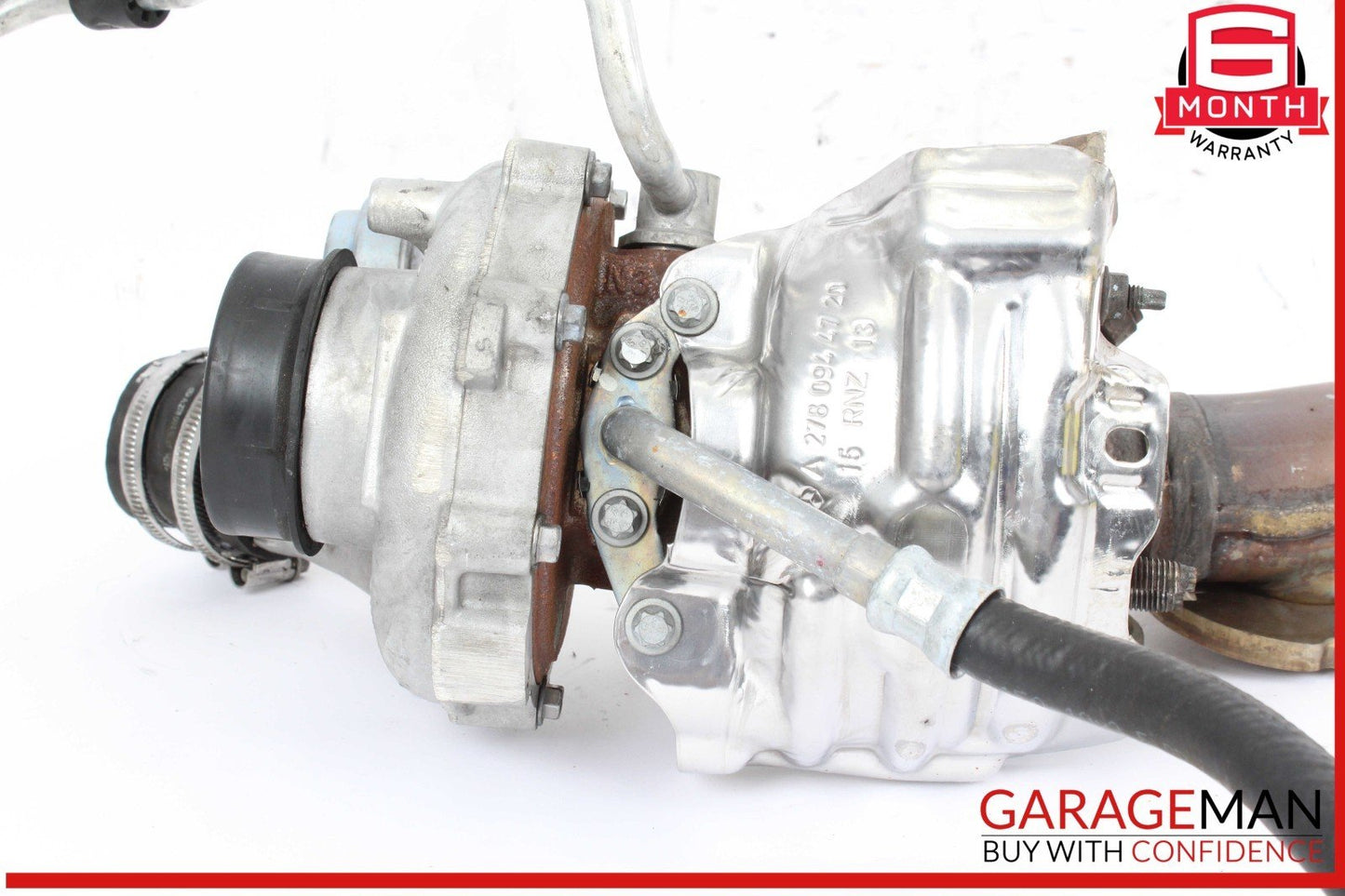 12-18 Mercedes W218 CLS550 E550 M278 Left Turbocharger Turbo Charger Manifold