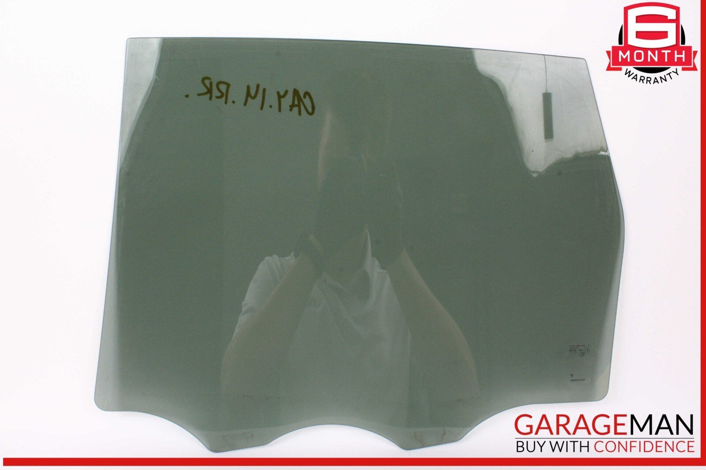 11-18 Porsche Cayenne 958 Rear Right Passenger Side Door Window Glass OEM