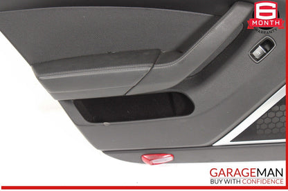 10-16 Porsche Panamera 970 GTS Rear Left Interior Door Panel Leather OEM